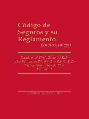 cover image of Codigo de Seguros y su Reglamento